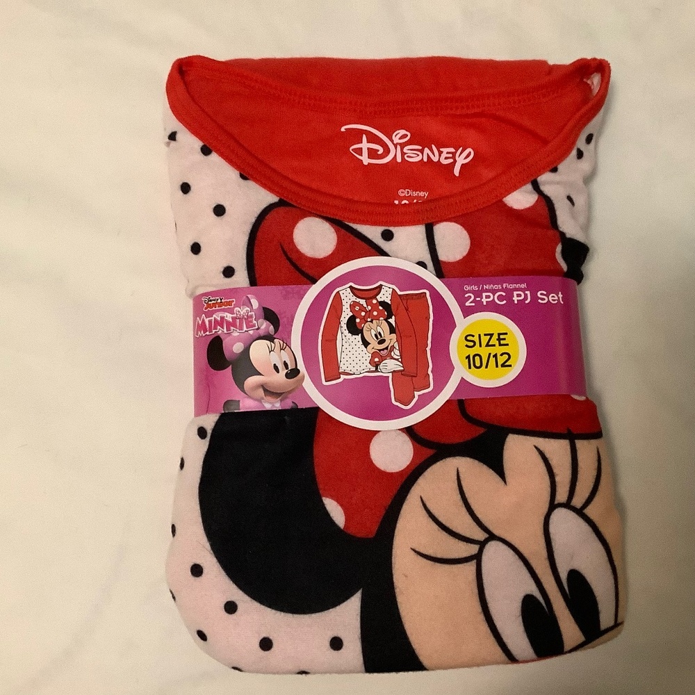 Disney Minnie Mouse warm PJs NWT